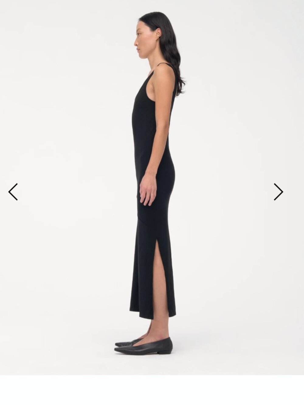 Another Tomorrow Slim Tank Dress NWT - Picture 3 of 6